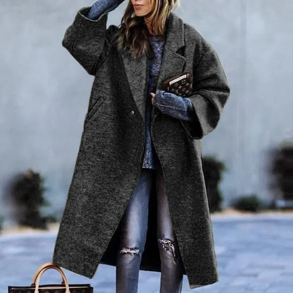 Manteau d'hiver élégant classique pour femme