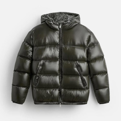 Doudoune courte matelassée pour homme, tendance et volumineuse