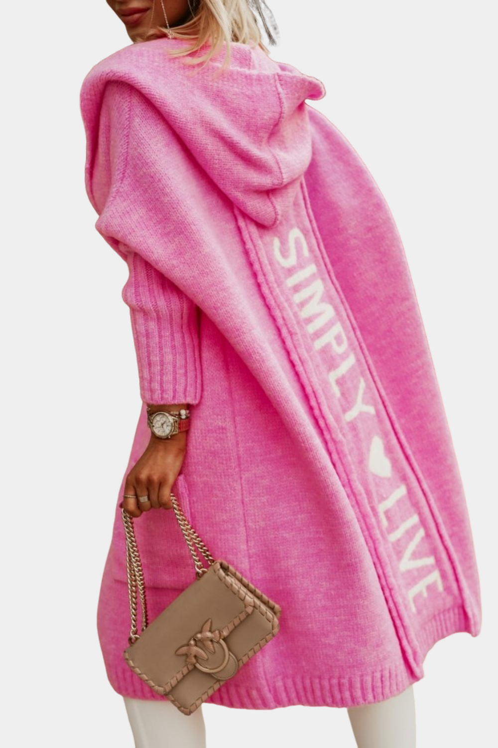 Gilet long confortable pour femme