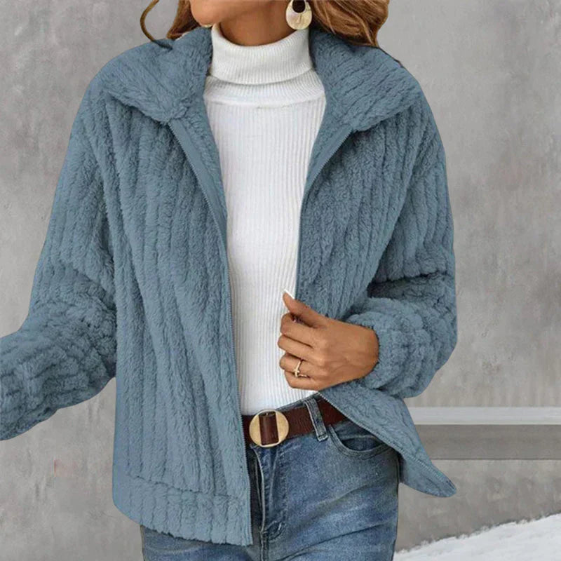Gilet court femme chaud et élégant