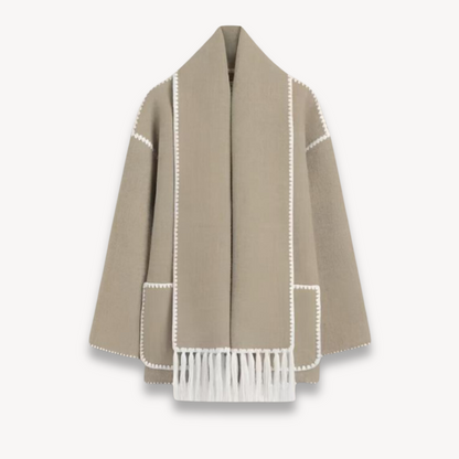 Manteau cape grandes tailles femme