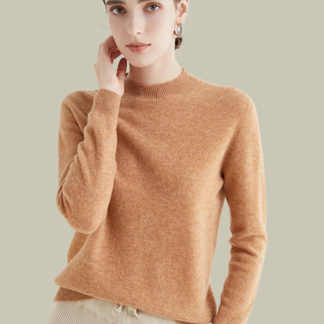 Pull chaud en laine mérinos pour femme