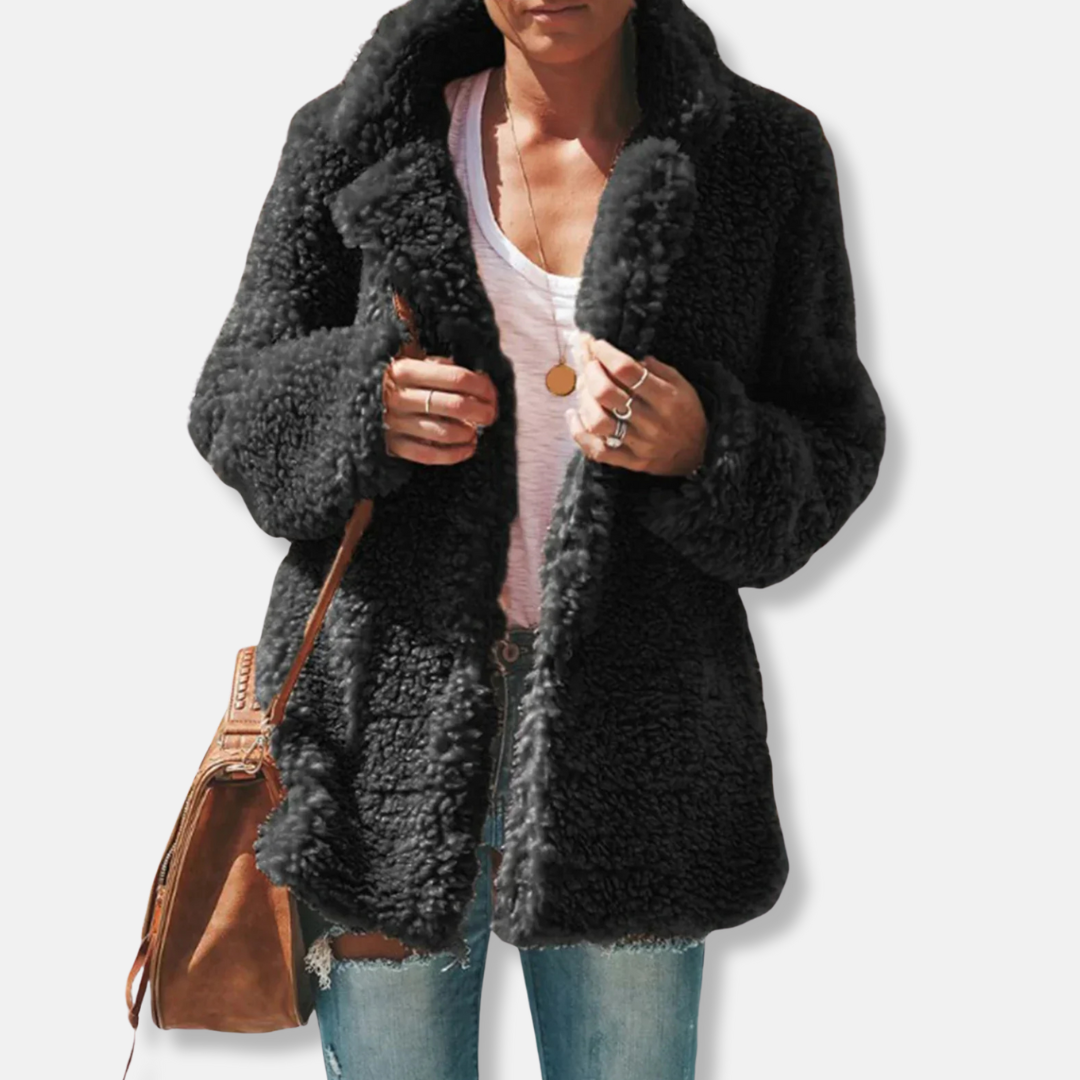 Manteau polaire doux Oversize Teddy