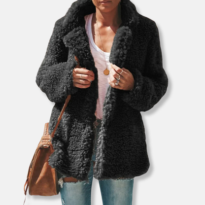Manteau polaire doux Oversize Teddy