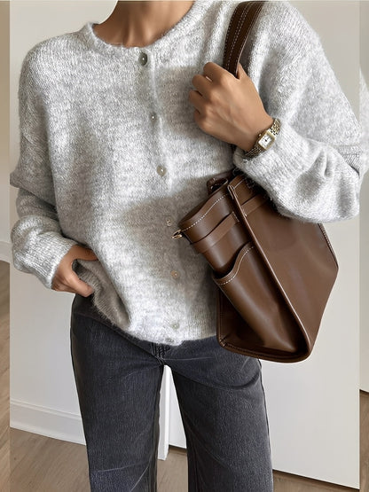 Manteau en laine vintage pour femme, classique, à boutons