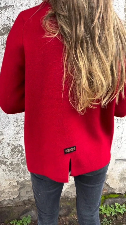Kurze Jacke Modern Slim Fit Damen - IdealeKleiden