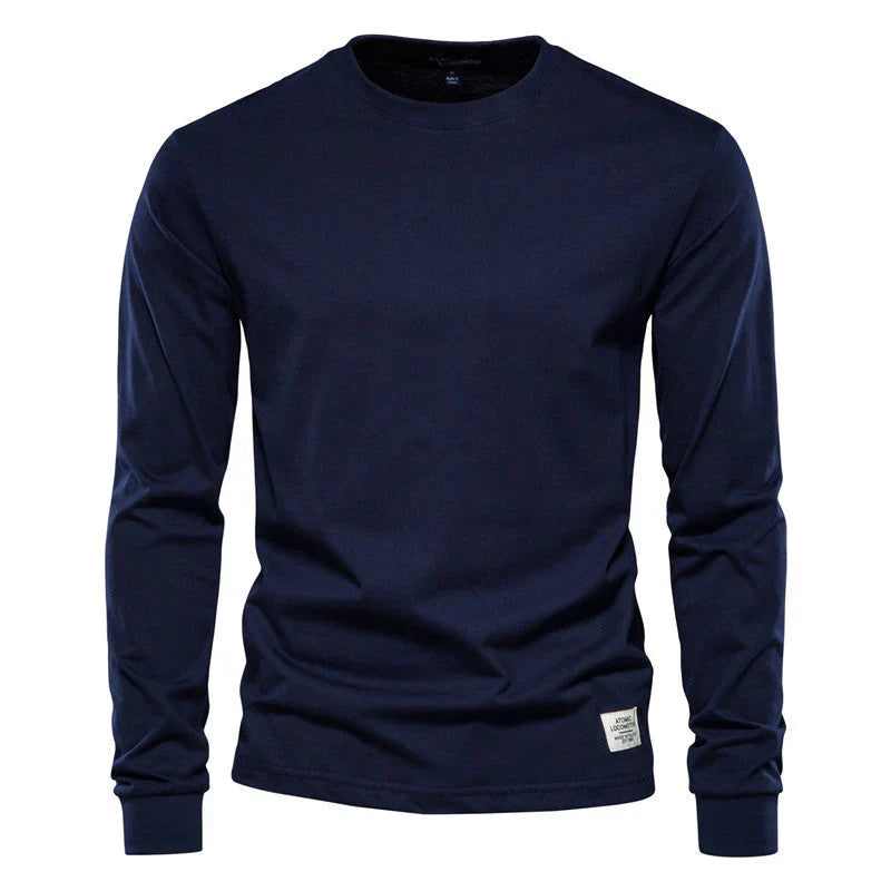 Chemise décontractée confortable à manches longues pour hommes