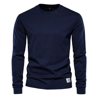 Chemise décontractée confortable à manches longues pour hommes