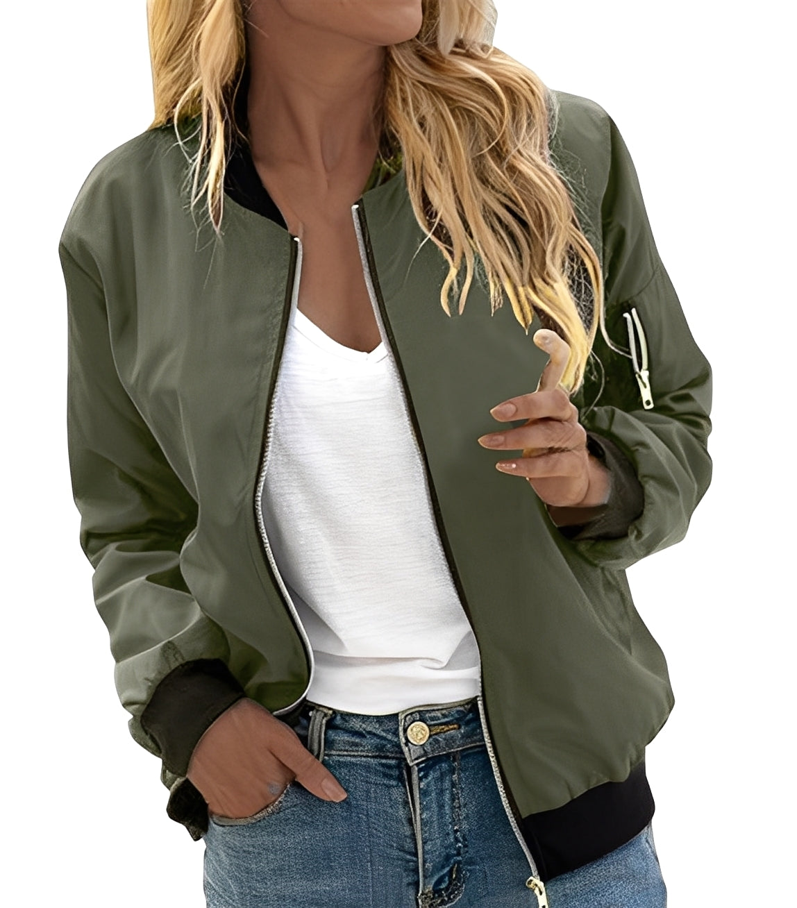 Blouson bombardier femme tendance confortable élégant