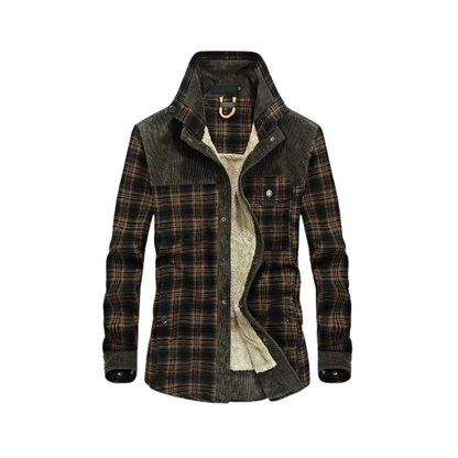 Veste en flanelle pour homme chaude d'hiver
