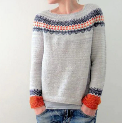 Pull rétro pour femme