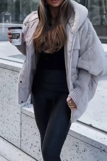 Veste aviateur pour femme avec capuche style tendance