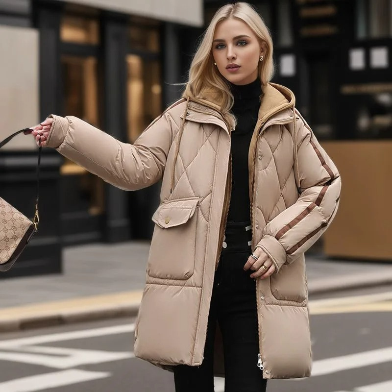 Manteau matelassé Élégant Chaud et Confortable