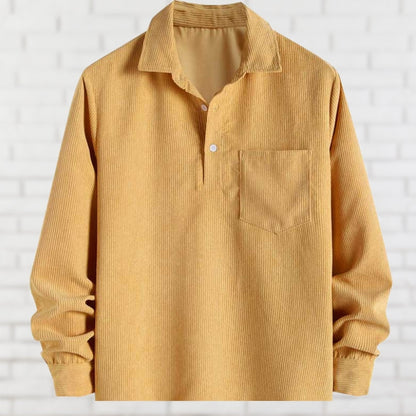 Chemise en velours côtelé douce et confortable