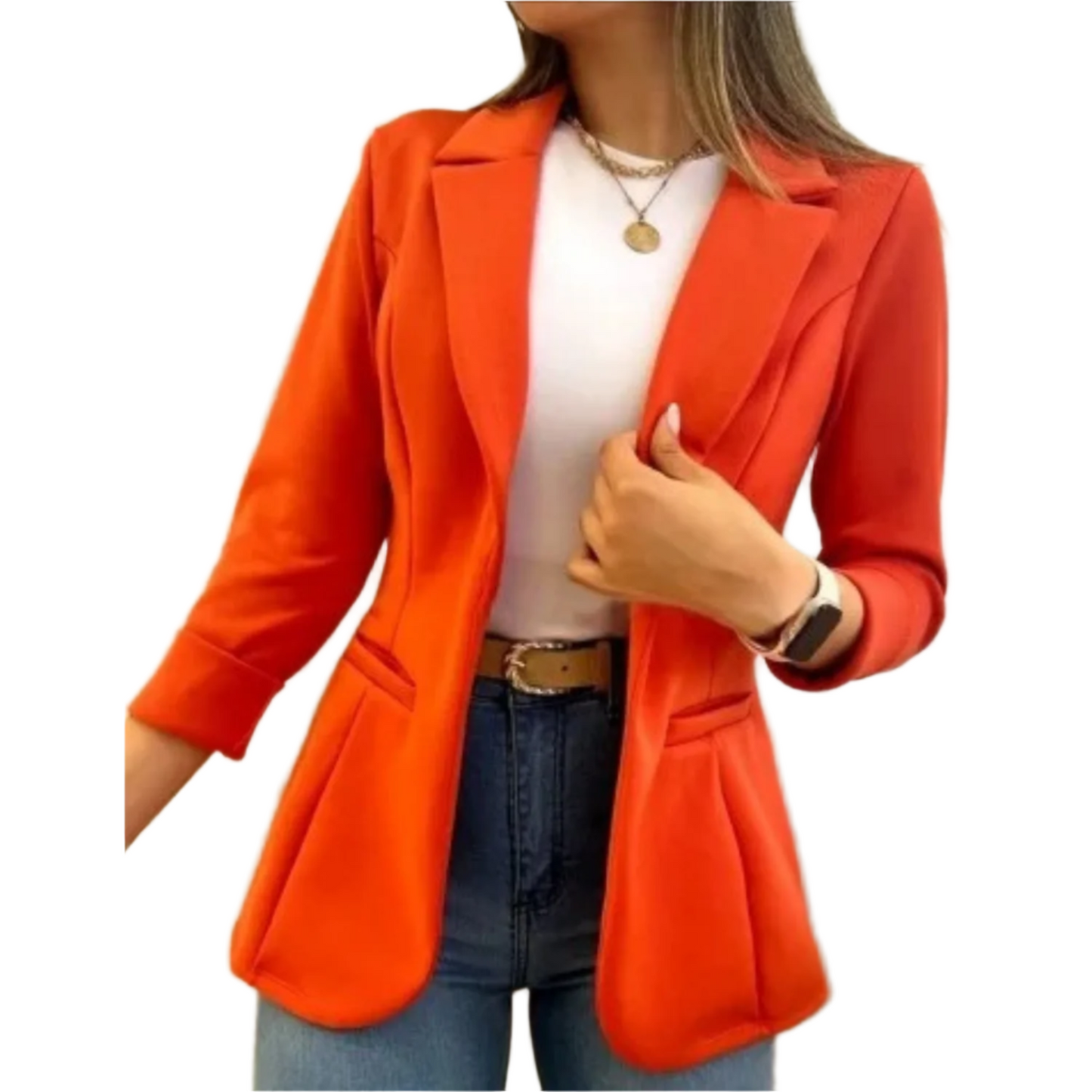Blazer femme stylé effet vintage