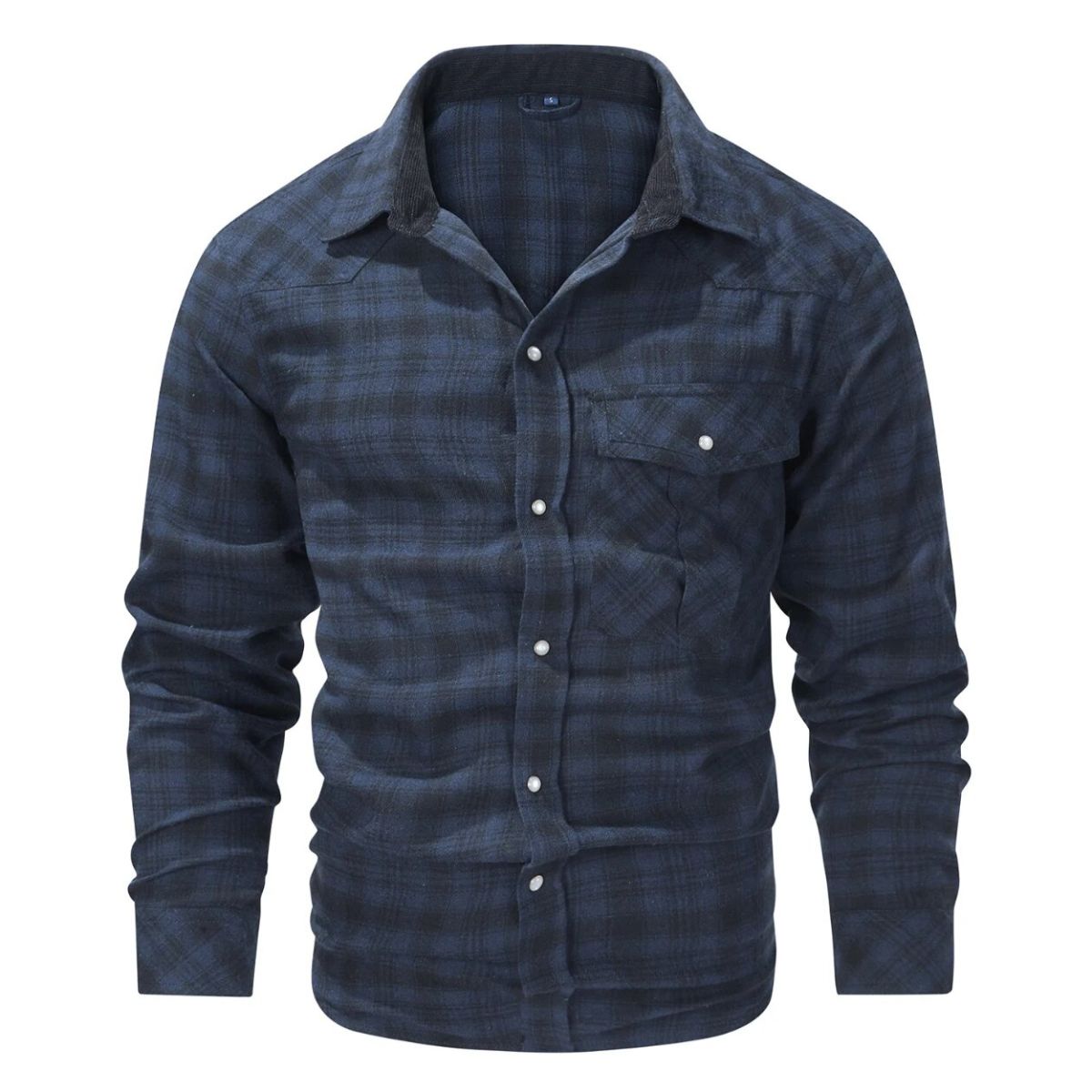Veste d'hiver homme à carreaux élégante
