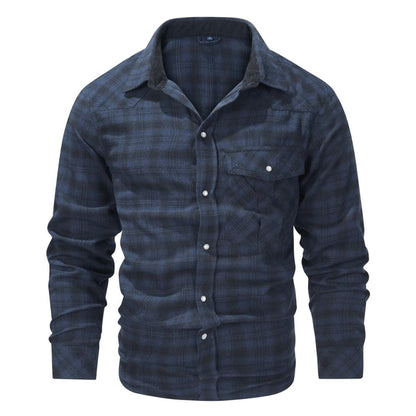 Veste d'hiver homme à carreaux élégante