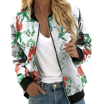 Blazer d'été femme Fleurs éclatantes