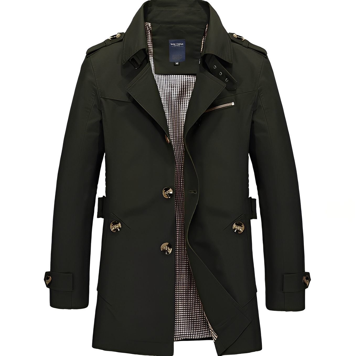Veste mi-longue décontractée pour homme