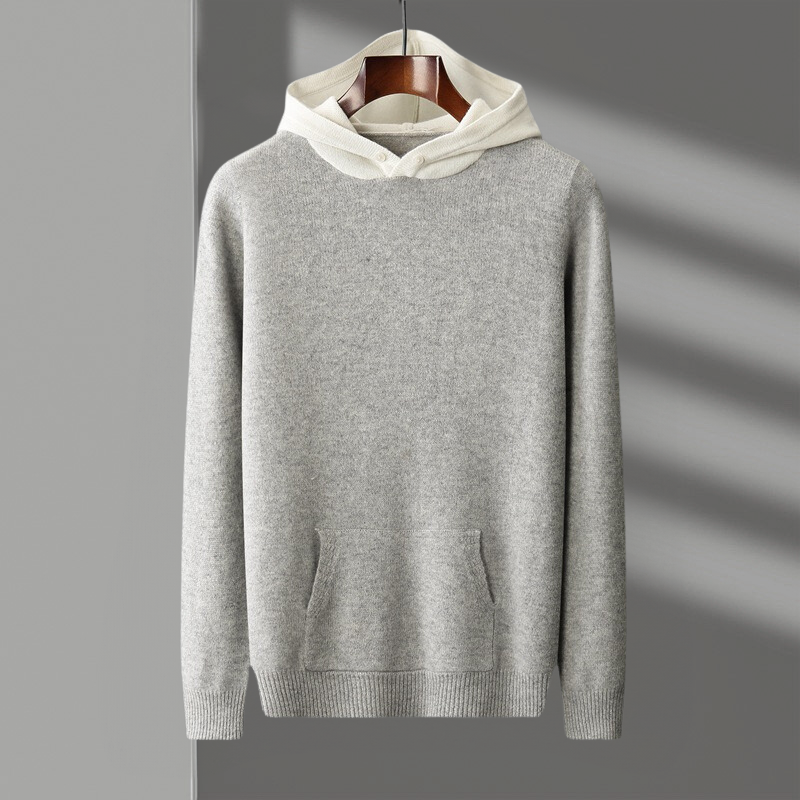 Sweat à capuche chaud en Mérinos pour Femme et Homme