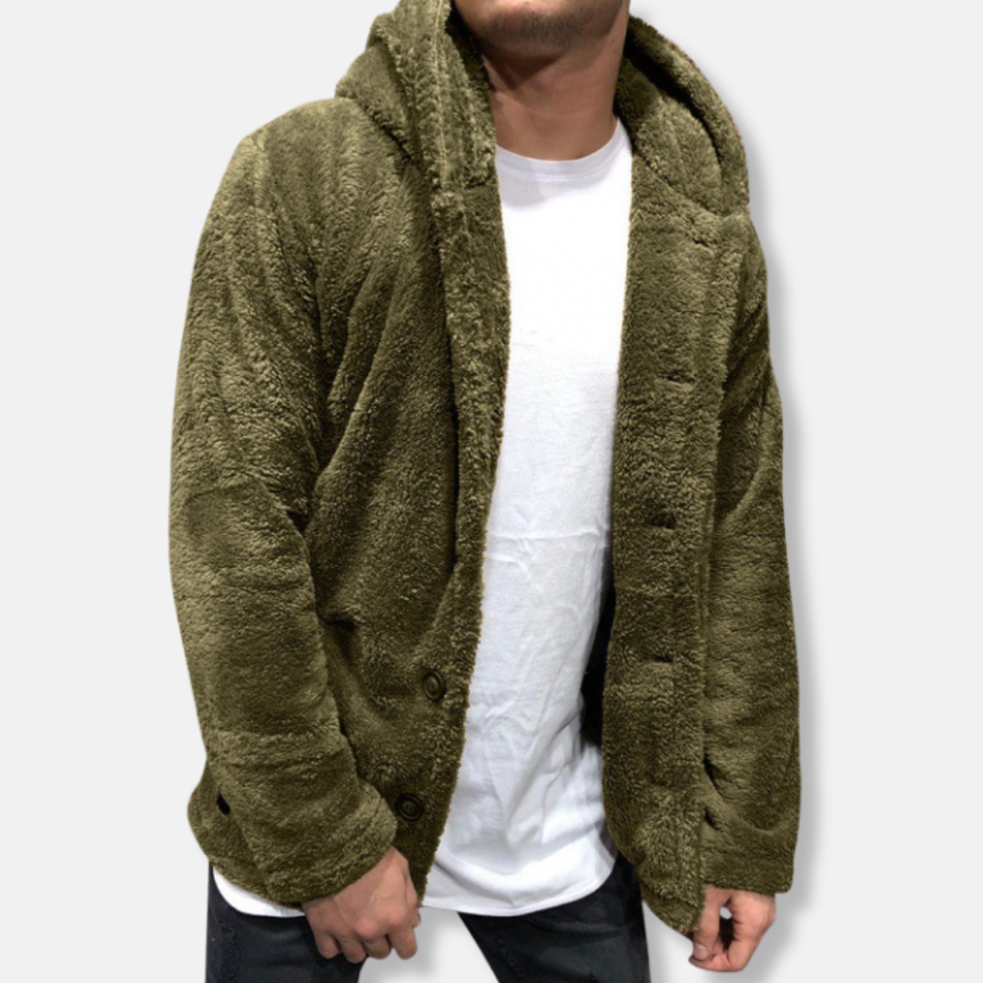 Sweat à capuche polaire confortable style oversize