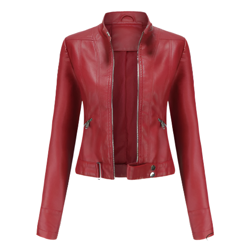 Blouson en cuir femme chic et moderne