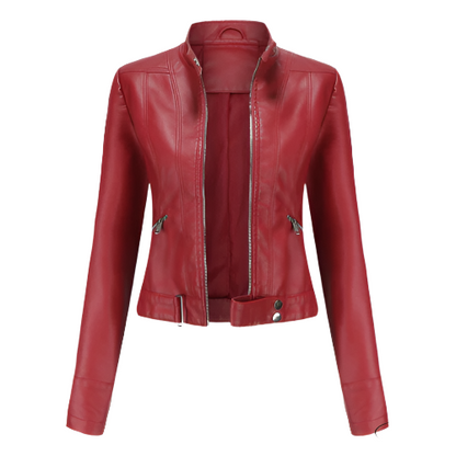 Blouson en cuir femme chic et moderne