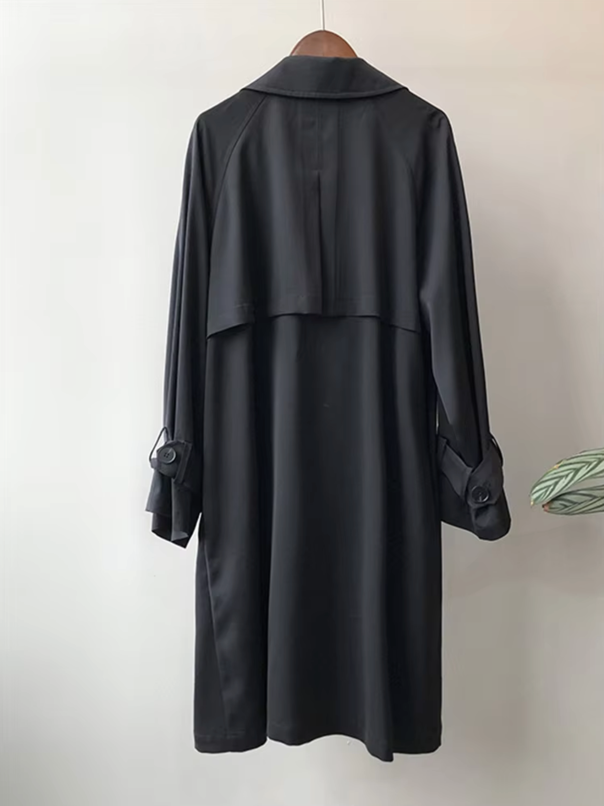 Damen Trenchcoat Lang Wasserfest Stilvoll - IdealeKleiden