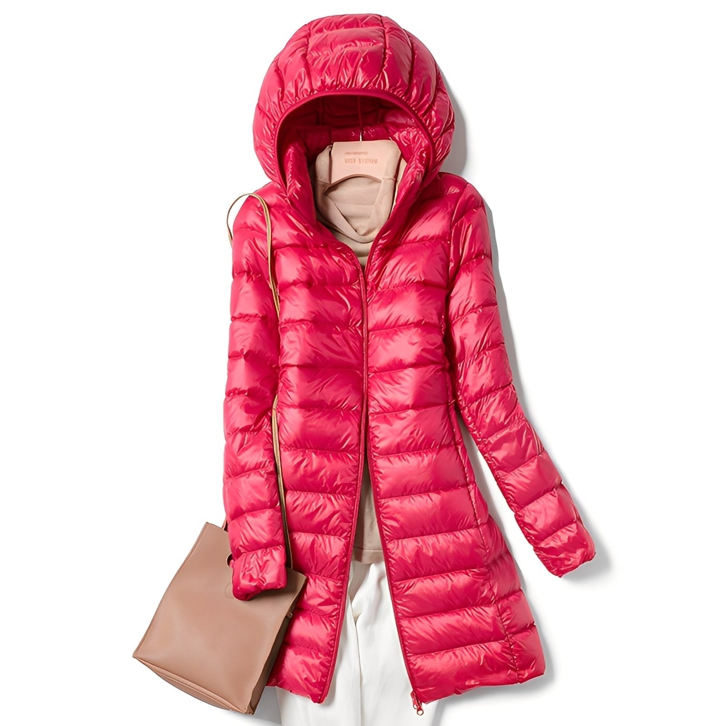 Doudoune élégante pour femme, chaude et douillette