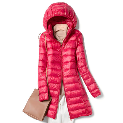 Doudoune élégante pour femme, chaude et douillette