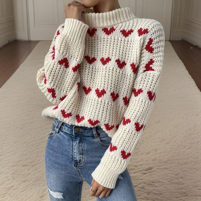 Pull col roulé femme chaud et confortable