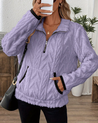 Robe-blazer moelleuse pour femme hiver