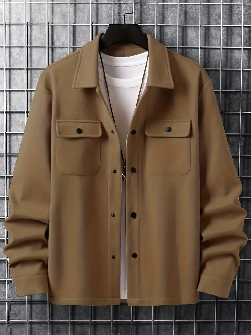 Veste d'hiver homme avec double poches chaude