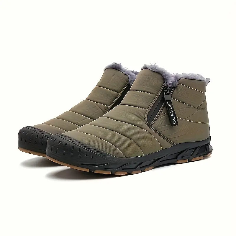 Chaussures d'hiver unisexe chaudes et isolées