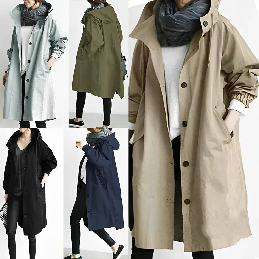 Blesyn - Wasserdichte Windjacke mit Kapuze - IdealeKleiden