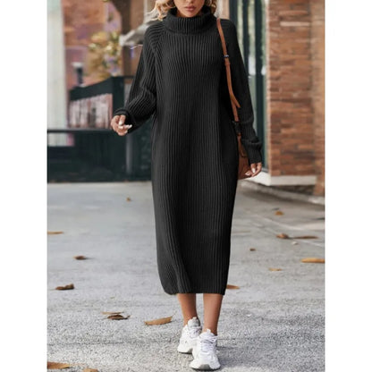 Robe pull douce et confortable pour femme