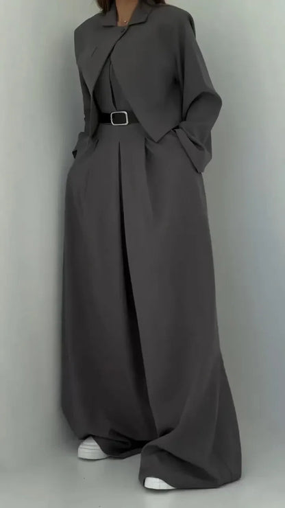 Ensemble léger veste et short femme pour l'été
