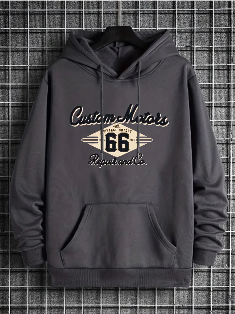 Retro Hoodie Männer Vintage Style - IdealeKleiden