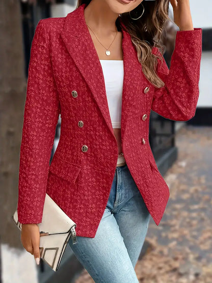 Blazer chic femme croisé élégant