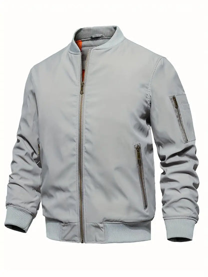Blouson aviateur homme élégant aspect cuir