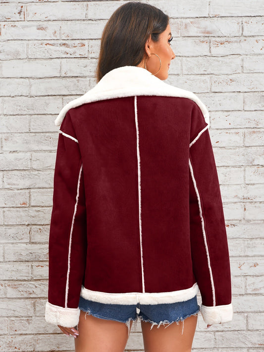 Elegante Damenwinterjacke TeddyLook - IdealeKleiden