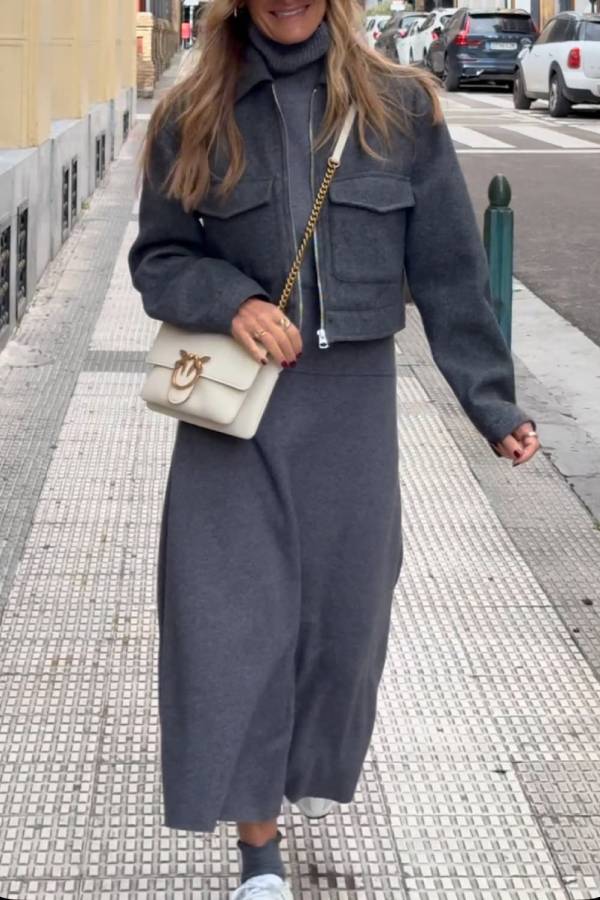 Veste courte femme style court tendance