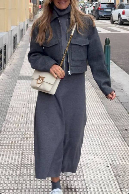 Veste courte femme style court tendance
