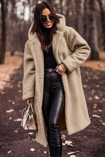 Stylische Windjacke Sherpa Fleece - IdealeKleiden