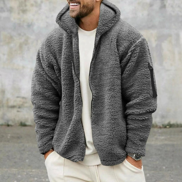 Veste à capuche pour hommes style rétro pratique