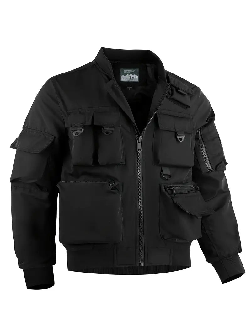 Herren-Cargo-Jacke Vieltaschig Funktionell - IdealeKleiden