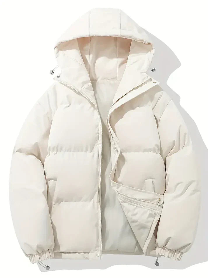 Parka homme doux capuche intemporel