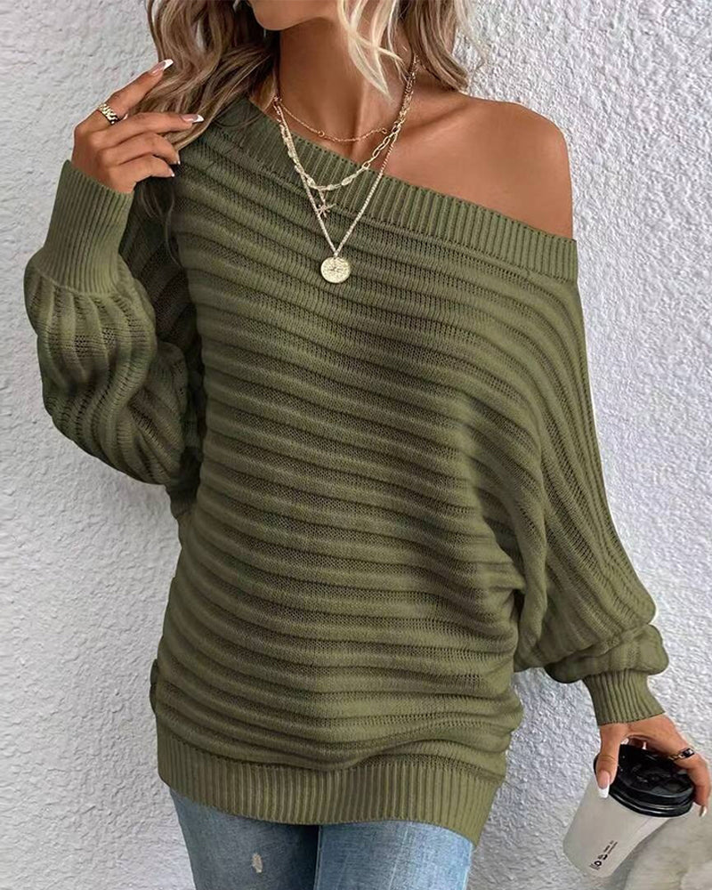 Pull-over élégants unis pour femmes