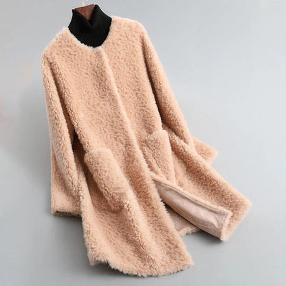 Veste d'hiver en polaire douillette femme