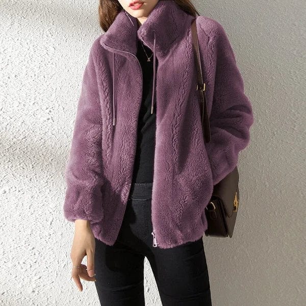 Damen Winterjacke Reißverschluss Modern - IdealeKleiden